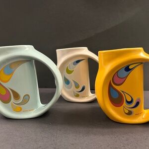 Set of 3 Funky Mian-Miam Mugs